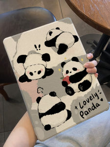 Book Style Tablet Case Full Cover Silk Pattern 10.2 Inch Cute Panda Pro11 for   Mini6 Compatible Digital Accessories