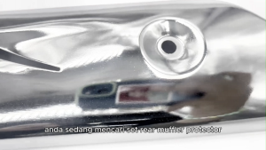 MUFFLER BELAKANG WAVE125 WAVE125-S REAR MUFFLER PROTECTOR KPH EXHAUST COVER W125 WAVE PROTECTOR EKZOS COVER HONDA VIETNAM