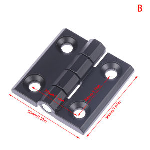 【40x40/50x50 Zinc Alloy Square Folding Hinge Surface Mounted Hinge Distribution Cabinet Industrial Power Cabinet Hinge】