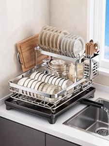 youqin | Stainless Steel 304 Countertop Multi-functional Drying Rack