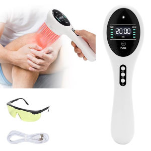 ใหม่ 650 นาโนเมตร 808 นาโนเมตรเย็นระดับต่ำเลเซอร์การบำบัดด้วยแสงสีแดงอุปกรณ์โรคข้ออักเสบกล้ามเนื้อกายภาพบำบัดอุปกรณ์ร่างกายสัตว์เลี้ยงบรรเทาอาการปวด