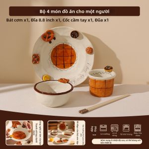 Bát Sứ Dưới Men Đẹp cho Snacks Yoghurt Rice Desserts