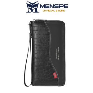 MENSPE Fashion Long Wallet Mens Texture PU Long Wallet Multi-Card Position Multi-Functional Wallet Large Capacity Purse ID Credit Cards Holders Handbag Coin Pouch PU Leather Coin Bag Business Wallets