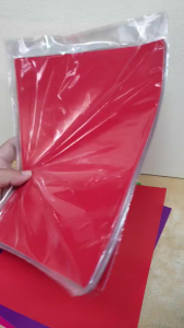 Combo 5 Xấp giấy thủ công không keo/có keo cho học sinh Có Kẻ Caro Khổ 17x22 cm