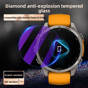 Fenix8 Solar Outdoor Sports Watch Tempered Glass Screen Protector Anti-Scratch Explosion-Proof Mirror Sticker ISIDO Huawei C199