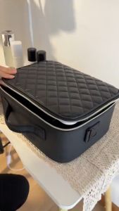 (Có sẵn) Cốp makeup cốp đựng mỹ phẩm có gương 26*23*11cm túi đựng mỹ phẩm led túi đựng đồ makeup