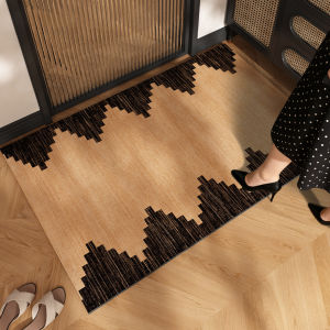 Antislip Water Absorbent Quick-Drying Resizable Mid-Century Style Door Mat