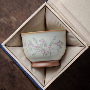 Michishouge Ruyao Style Tea Cup Big Size Personal Use Crackle Design