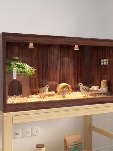 Insulated Brooding Wooden Chicken Cage with Sliding Door