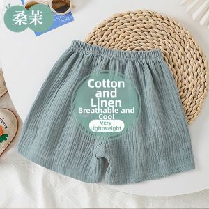 Cotton Breathable Kids Shorts Summer Pants 5th Length