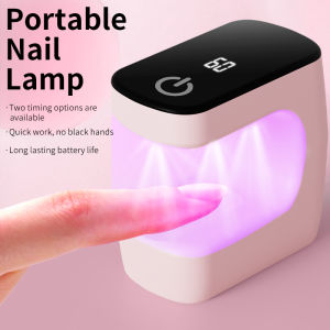 Mini USB Nail Drying Lamp New Rechargeable Nail Dryer UV LED Lamp Quick Drying For Gel Nail Polish Dryer Home Travel Use