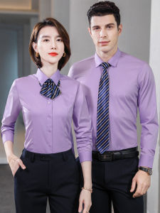 Professional Striped Blue Bottom Gold Bar Womens Butterfly Knot Work Uniform Accessory Mens Tie Business Collar Knot