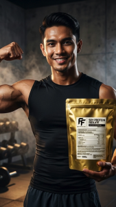 RFF - Soy Protein Isolate Repack - Gold Pouch Soy Protein Isolate Muscle Recovery Vegan Strength
