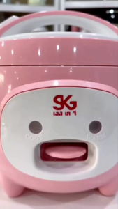 หม้อหุงข้าวอุ่นทิพย์ขนาด 1.2 ลิตร SKG รุ่น SK-127 รูปแบบหมูน่ารัก