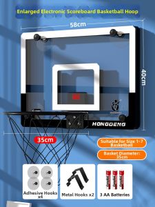 hongdeng | Wall-mounted Drilling-free Basketball Hoop for Home Use