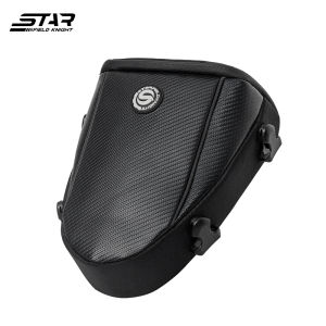 MOTOCENTRIC | Star Field Knight 9L Black Motorcycle Tail Bag Back Seat Bags Cafe Racer Alforjas Para Moto Motorbike Saddlebags Racing Rider