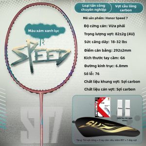 KAWASAKI | Vợt Cầu Lông Chuyên Nghiệp Tấn Công Siêu Nhẹ Toàn Bộ Carbon