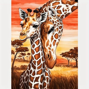 BILIBILI | Jigsaw Puzzle 500 1000 1200 2000pcs Tall Giraffe With Long Neck In Savannah For Adults Stress Relief Puzzle Fun Present