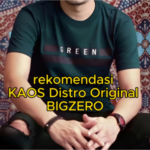 Kaos Distro Pria Dewasa Bigzero Baju Cowok Lengan Pendek Bahan Katun Combed 30S Ukuran M-3XL