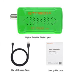 GTMEDIA V8 BT03 Satellite Receiver DVB-S2 Finder Meter For Android IOS Version Digital BT HD Satellite Satfinder TV Receiver