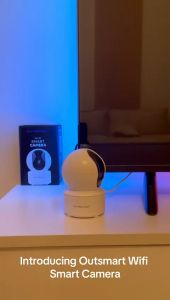 Outsmart® WiFi Smart Security Camera – 5MP Full HD 1080P with Motion Detection & Tracking