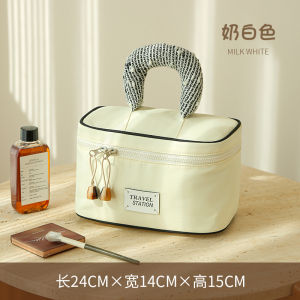 High-End Travel Cosmetic Bag Womens Waterproof Makeup Brush Bag Storage Organizer Macaron Color YSLMNOR Irmen Handbag