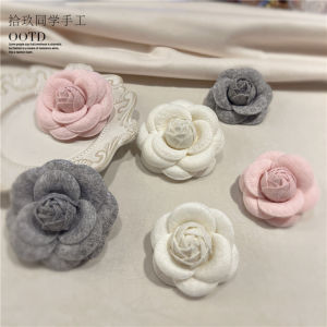 Phụ Kiện Thời Trang Kiểu Pháp Mới 2025 Cánh Hoa Trà Hoa Cúc Kiểu Mới Màu Kem Sang Trọng Thời Trang Phụ Kiện Thời Trang