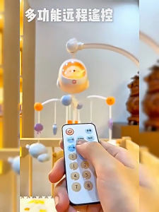 🦁TinyLion🦁 โมบายเด็ก ชาร์จใหม่ได้ โมบายเด็กอ่อน โมบายกล่อมนอน กระต่ายน่ารักมีไฟและภาษาอังกฤษ