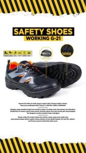 Sepatu Sneakers Kulit Casual Hiking Gunung Sport Outdoor Pria Dewasa G21 Keren Terbaru Jumbo