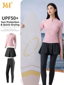 361° | Separate Three-piece Long Sleeve Trousers Diving Suit Swimsuit