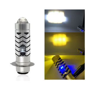 AUTO MECHANIST P15D Motorcycle Headlight Bulb 12V 10W White Yellow High Low Beam Lamp 8000lm Bulbs for Wave Dream Vision Vario Sh Exciter Airblade Sirius