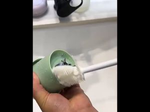 2pcs Cleaning Cup Brush Long Handle Kettle Gap Cleaning Brush with Foldable Brush Head