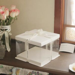 Hộp Bánh Sinh Nhật Cloud Good Xuyên Thấu Hộp Bánh Một Lớp Cao Đặc Biệt Hộp Đóng Gói Cao Đặc Biệt Để Làm Bánh Nấu Ăn Và Cắm Trại Ngoài Trời