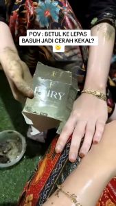 NEW PACKAGING !! FAIRY SCRUB SOAP ORI 💯 - Sabun Scub Gluta Dengan Ekstrak Kopi dan Teh Hijau