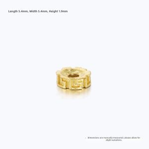 BOYU | DIY Materials Fortune God Gold Pendant