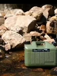 10/18/25L Camping Water Container Portable Water Bucket Container Food Grade with Faucet Indoor Outdoor Trave