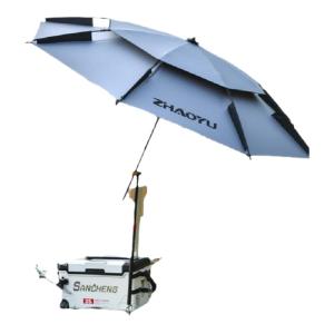 JUJING | Double Layered Waterproof UV Protection Foldable Cane Fishing Umbrella 2.6m