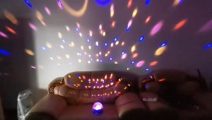 HHC Bluetooth & MP3 LED 6 color Rotating Strobe Disco Stage Christmas LED RGB Ball Light with Remote control