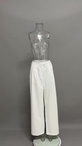Womens High Waist Wide Leg Pants Office Work Trousers Casual Loose Fit Suit Pants for Female Streetwear Bottoms