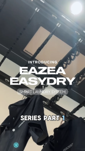 [Best Seller] Eazea EasyDry Standard Smart Laundry Rack Wireless Control LED Light Obstacle Detection Wi-Fi Control 35Kg Load Capacity Free Standard Installation HDB Condo