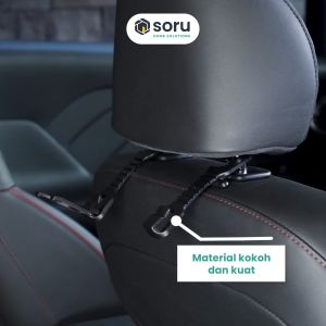 3R Hook Premium Hanger Headrest Kait Barang Set 4 3R2149
