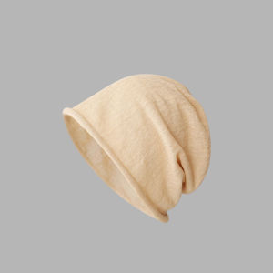 BILLI ZILLY | Linen Breathable Bucket Hat Women Large Size Loose Overhead Cap Men Thin Solid Color Versatile Cuffed Face Slimming Cold Cap