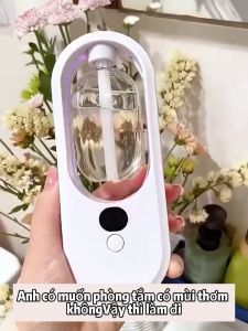 [Giao hàng 24 giờ⚡️]Máy Xịt Thơm Phòng Tự Động máy tinh dầu thơm phòng máy khuếch tán tinh dầu decor phòng ngủ khử mùi nhà tắm Sáng tạo không ồn