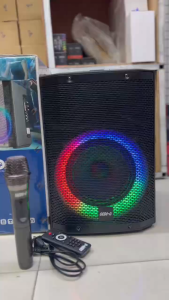 ลำโพงบลูทูธ รุ่น LT-917 ฟรีไมค์ลอยและรีโมท ดอกลำโพง8นิ้ว เสียบไมค์สายได้ ปรับ BASS/TREBLE/ECHO ฟังก์ชั่นครบ เสียบเบสแน่น  ลำโพงร้องคาราโอเกะ ลำโพงบลูทูธ รุ่น LT-917 ฟรีไมค์ลอยและรีโมท ดอกลำโพง8นิ้ว เสียบไมค์สายได้ ปรับ BASS/TREBLE/ECHO ฟังก์ชั่นครบ