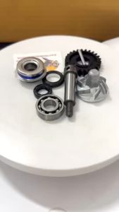 แกนใบพัดปั้มน้ำ ครบชุด HONDA SONIC ฮอนด้า โซนิค ตัวแรก แกนใบพัด+ซีลน้ำมัน+ลูกปืน+ใบพัดปั้มน้ำ ชุดซ่อมปั๊มน้ำชุดใหญ่ Sonic125