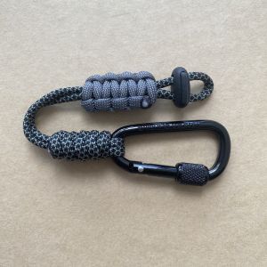 Lost-Proof Paracord Beverage Water Bottle Fixed EDC Quick Hang Ring Buckle Cord for Dolls Backpack Clothes Toys Accessories