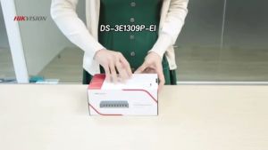 Hikvision 100% Authentic CCTV Camera POE Switch 4-Port/8-Port/16-Port Fast Ethernet Smart 300m long-range Transmission POE Switch For CCTV NVR