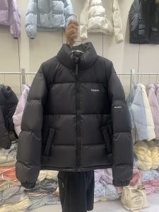 2025 New Womens Short Puffer Jacket Thickened White Duck down Stand Collar Korean Style Bread Coat Winter Outerwear