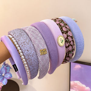 Fashionable High Top Hairband Womens Outdoors Versatile Small Fragrance Style Hair Accessories Fresh Outburst Autumn New Model