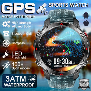 2025 New Six Star GPS T-Rex 3 Smart Watch Outdoor RIDE Run Compass Altimeter LED Flashlight 3ATM Waterproof 540mAh HD Call Watch